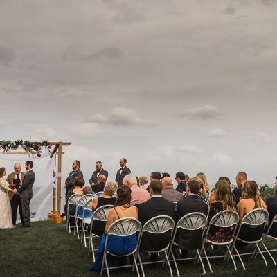 Outdoor Ceremony at The Golf Club at Lora Bay Wedding