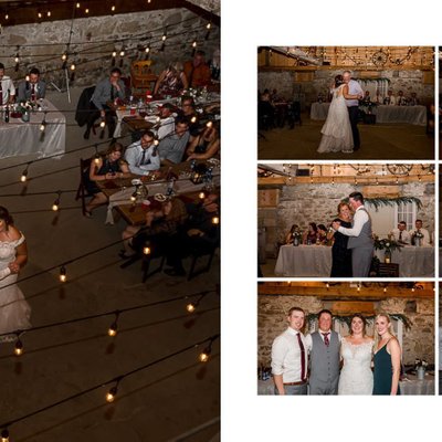 First Dance in Barn:  Spring Creek Gavel Wedding Photographer