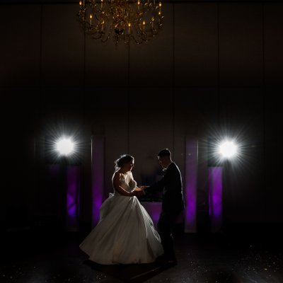 First Dance in Ball Gown:  Toronto Wedding Photographer