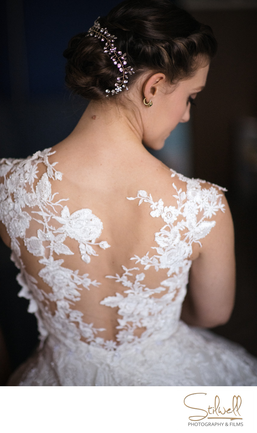 New York Wedding Dress Detail