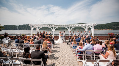 The Grandview Poughkeepsie NY Wedding Ceremony Picture