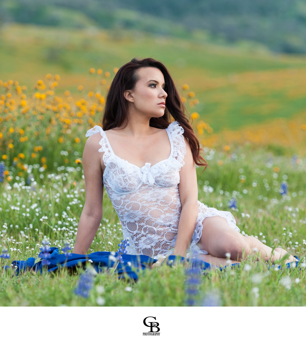 Wildflower Valley Lingerie Photograph