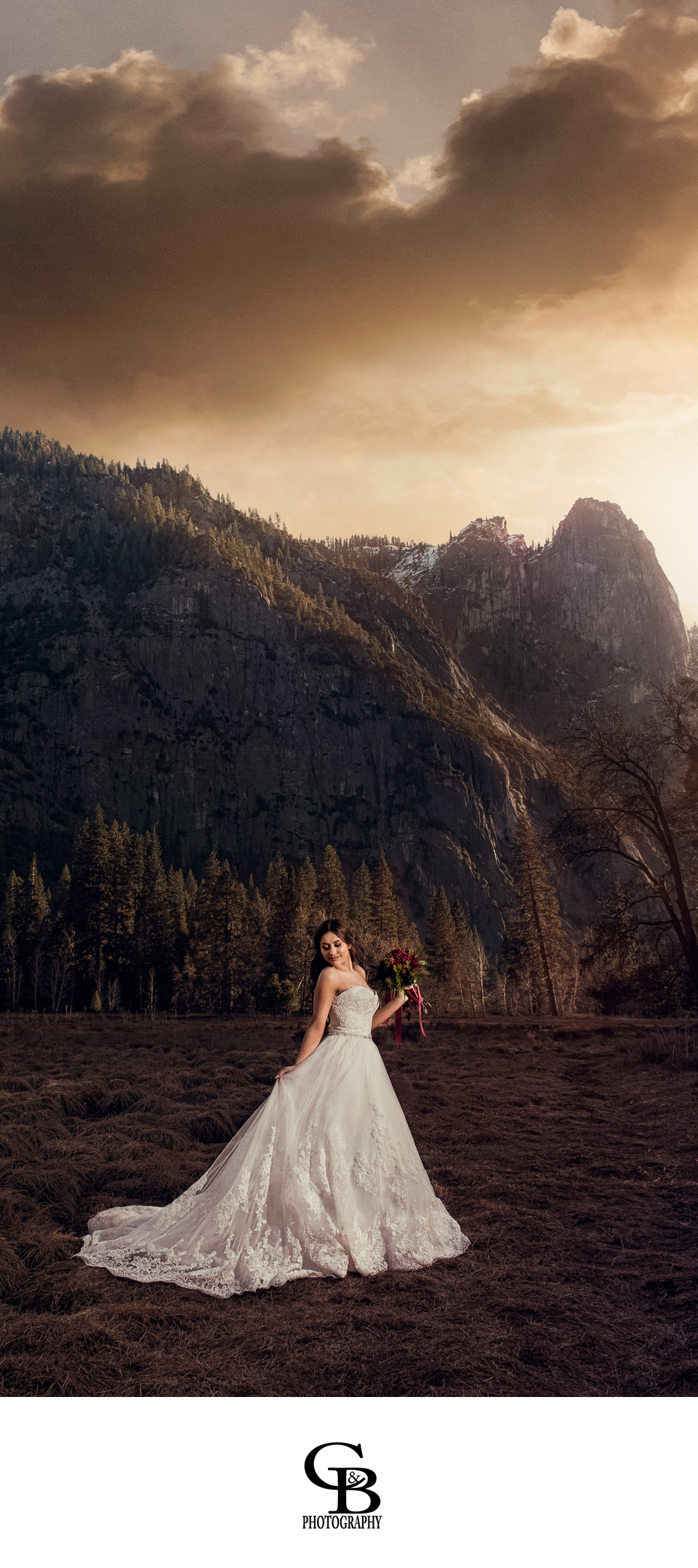 Yosemite Valley Bridal Photo C&B Pictures