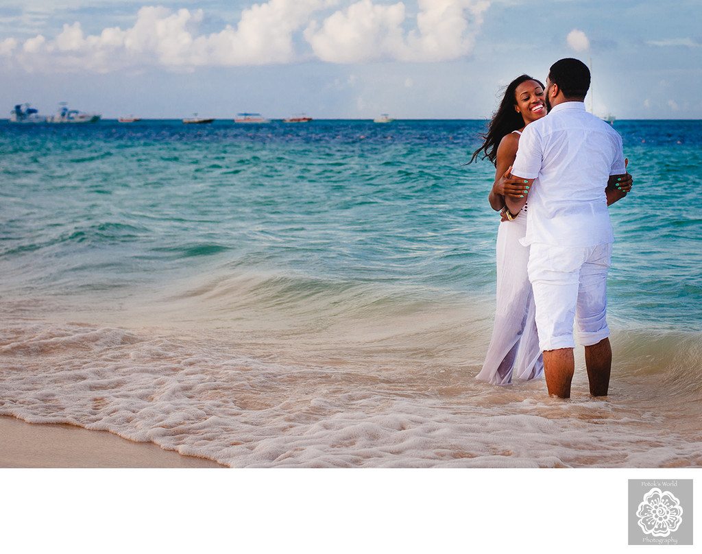 Engagement Photos at the Beach in Punta Cana
