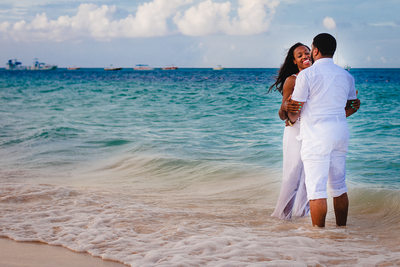 Engagement Photos at the Beach in Punta Cana