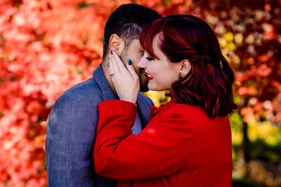 Fall Colors Engagement Session in Northern Virginia