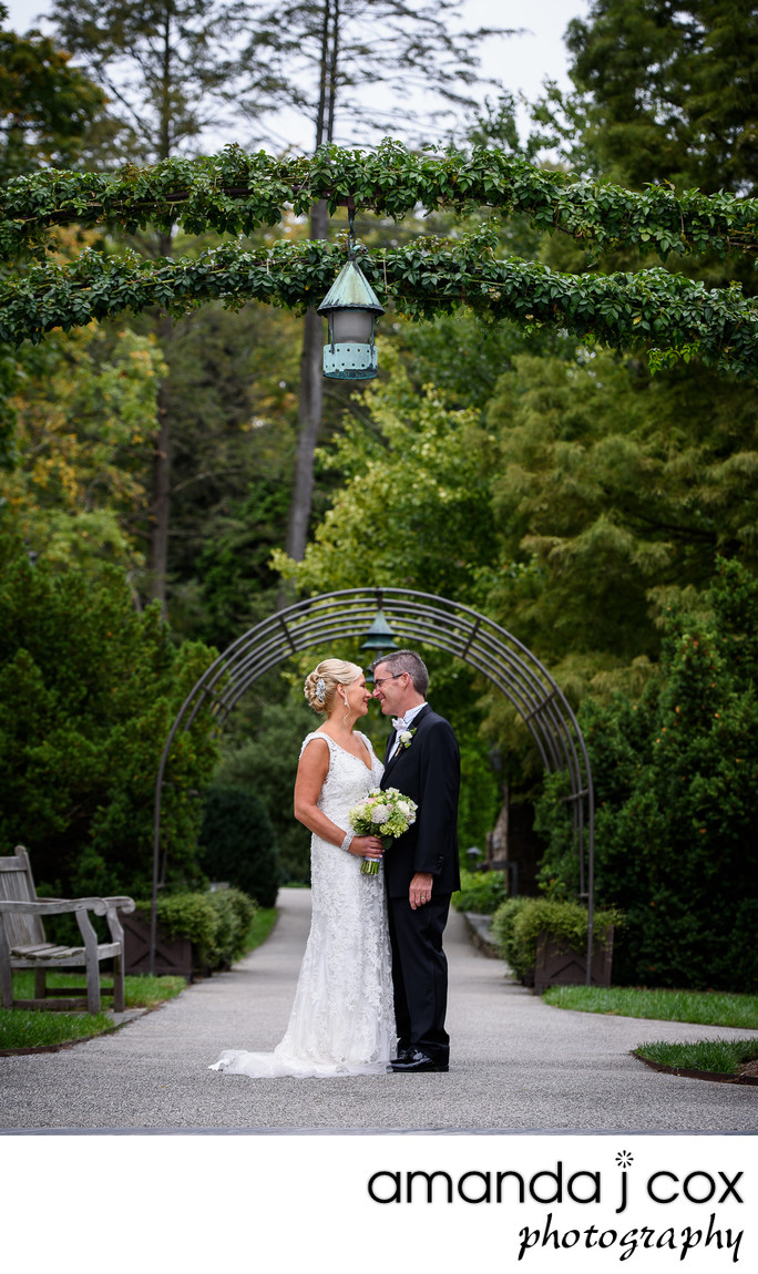 A Longwood Gardens Engagement Samantha And Tom Bride And Groom