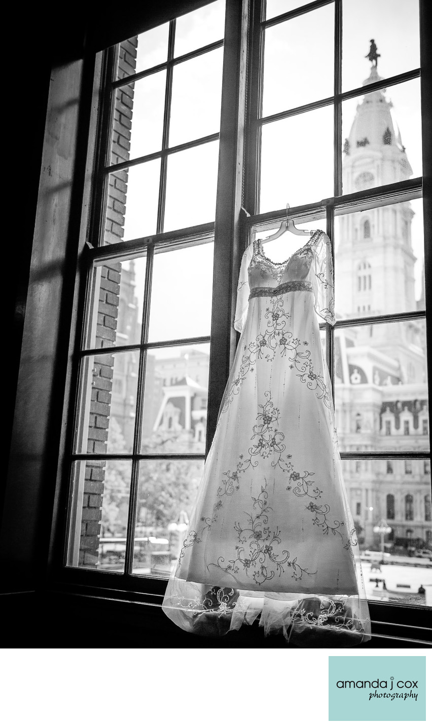 Bridal Gown Philadelphia City Hall