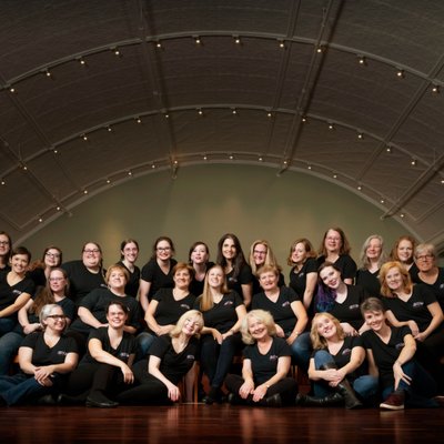 Halifax-based Aeolian Singers gather for a group photo.