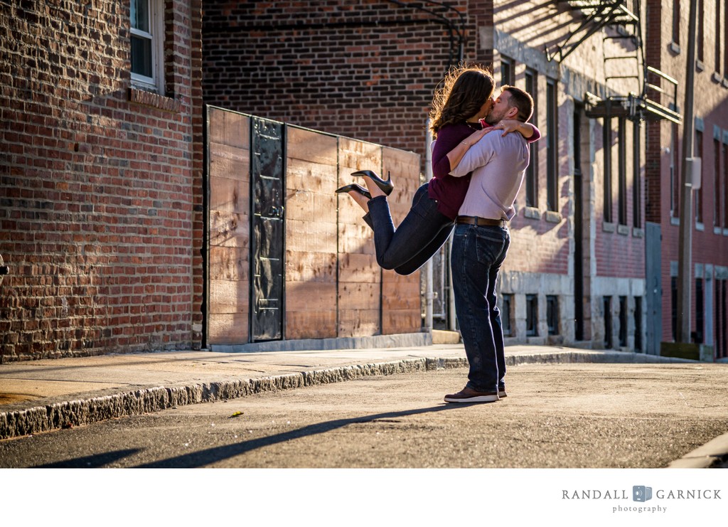 North End Boston engagement session