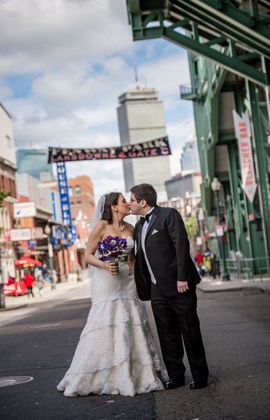 Boston wedding photography Fenway Park