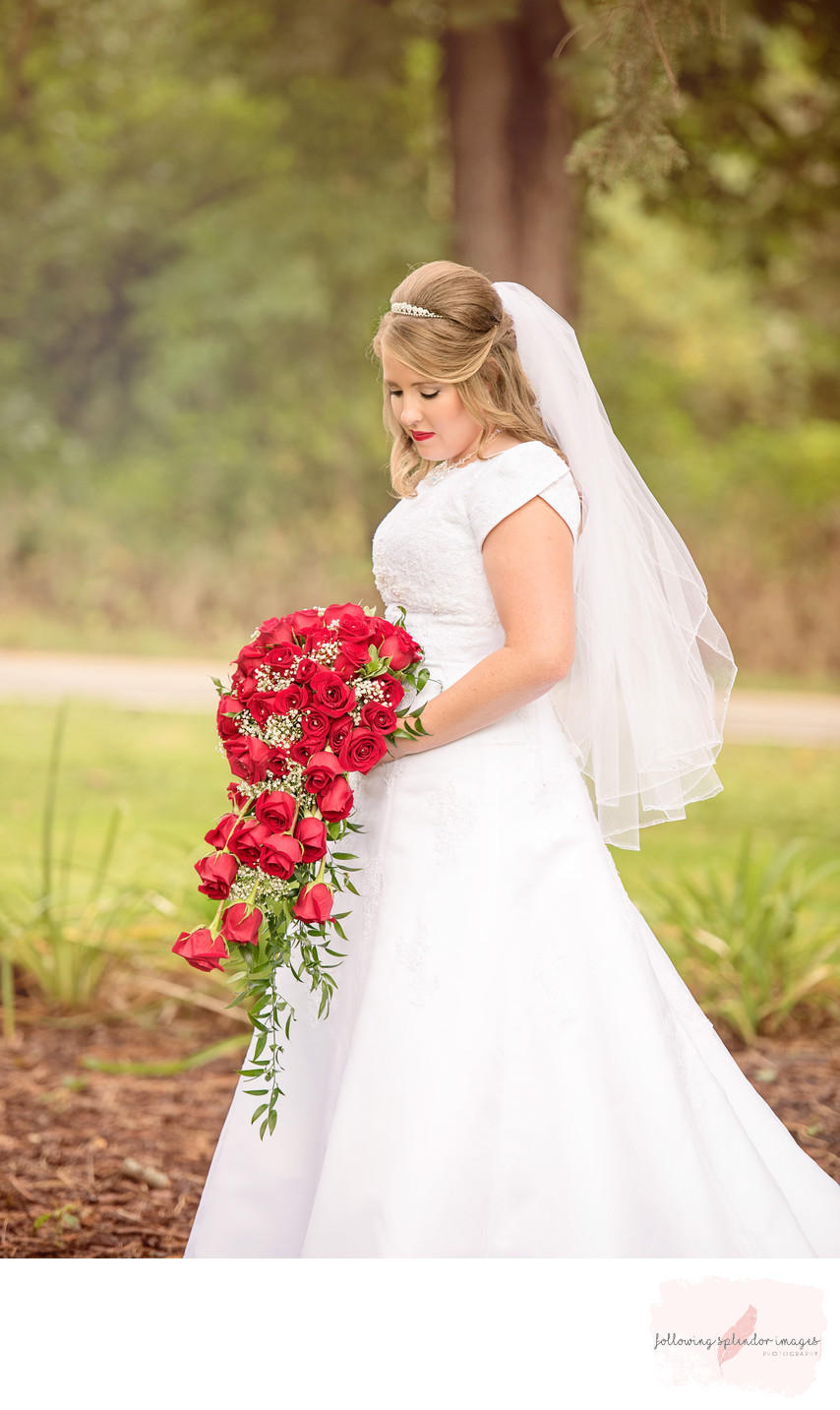 Traditional Bridal Portrait Little Rock, Arkansas Weddings