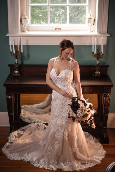 Beautiful Off White Wedding Gown