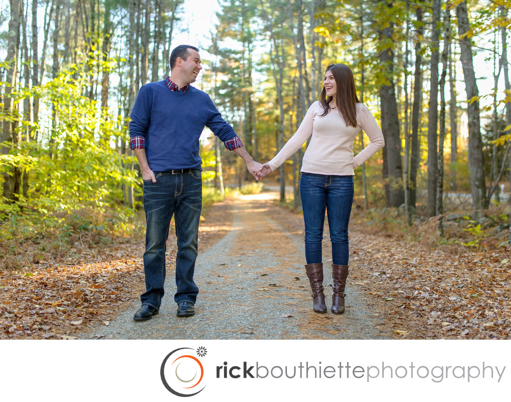 NEW HAMPSHIRE FALL ENGAGEMENT PHOTOGRAPHY