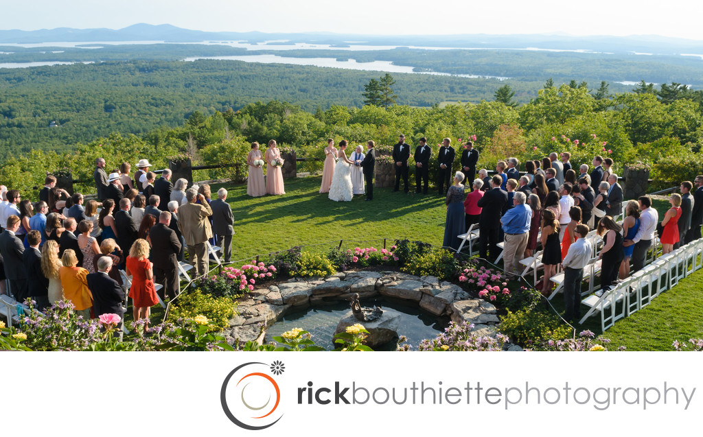 BEAUTIFUL OVERVIEW OF A CASTLE IN THE CLOUDS WEDDING