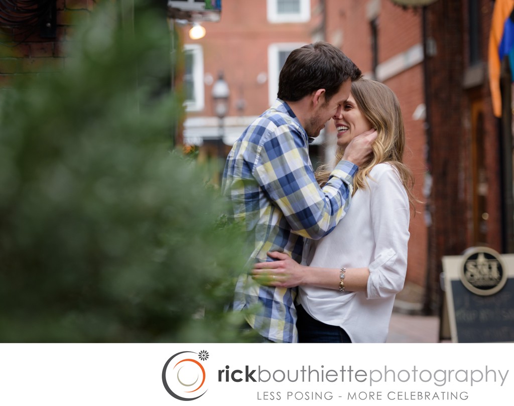Engagement Session Downtown Portsmouth NH