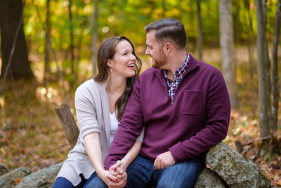 NH Engagement Photography - Fall In The Country