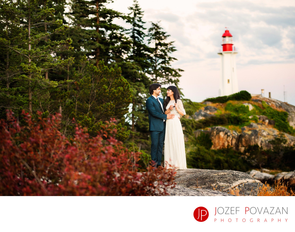 Light House West Vancouver Wedding Pictures Bride Groom