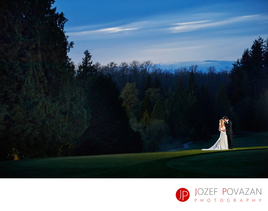 UBC University Golf Club Wedding Photographer Portraits
