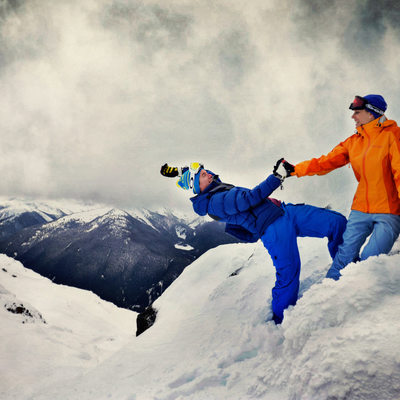 Whisler Blackcomb Ski Engagement Vancouver Photographer