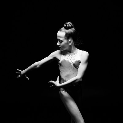 Active sport photography dancing - gymnastics portraits