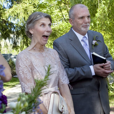 Ecstatic Mother of the Bride Photo