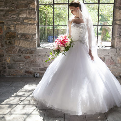 Natural Light Wedding Photograph at Holly Hedge Estate