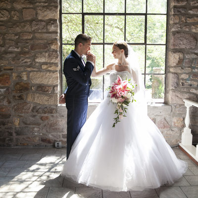 Military Wedding at Holly Hedge Estate