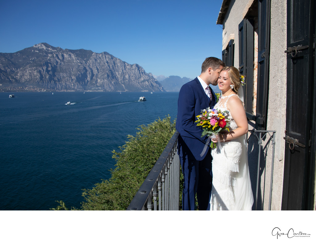Stunning wedding venues and photos Malcesine, Italy.