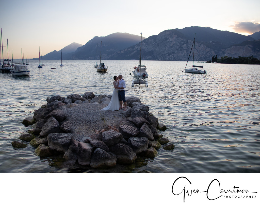 Penny & James Beautiful Wedding Photos on Lake Garda
