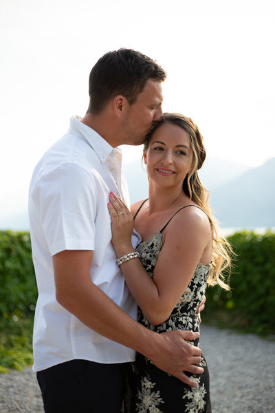 Carla and Marc's 1 year anniversary photo shoot on Lake Garda