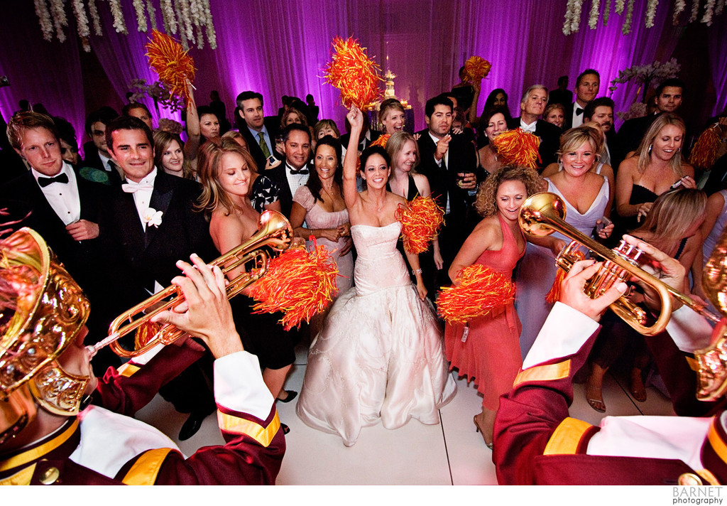 Memorable Reception Ideas: Bring in the Marching Band!