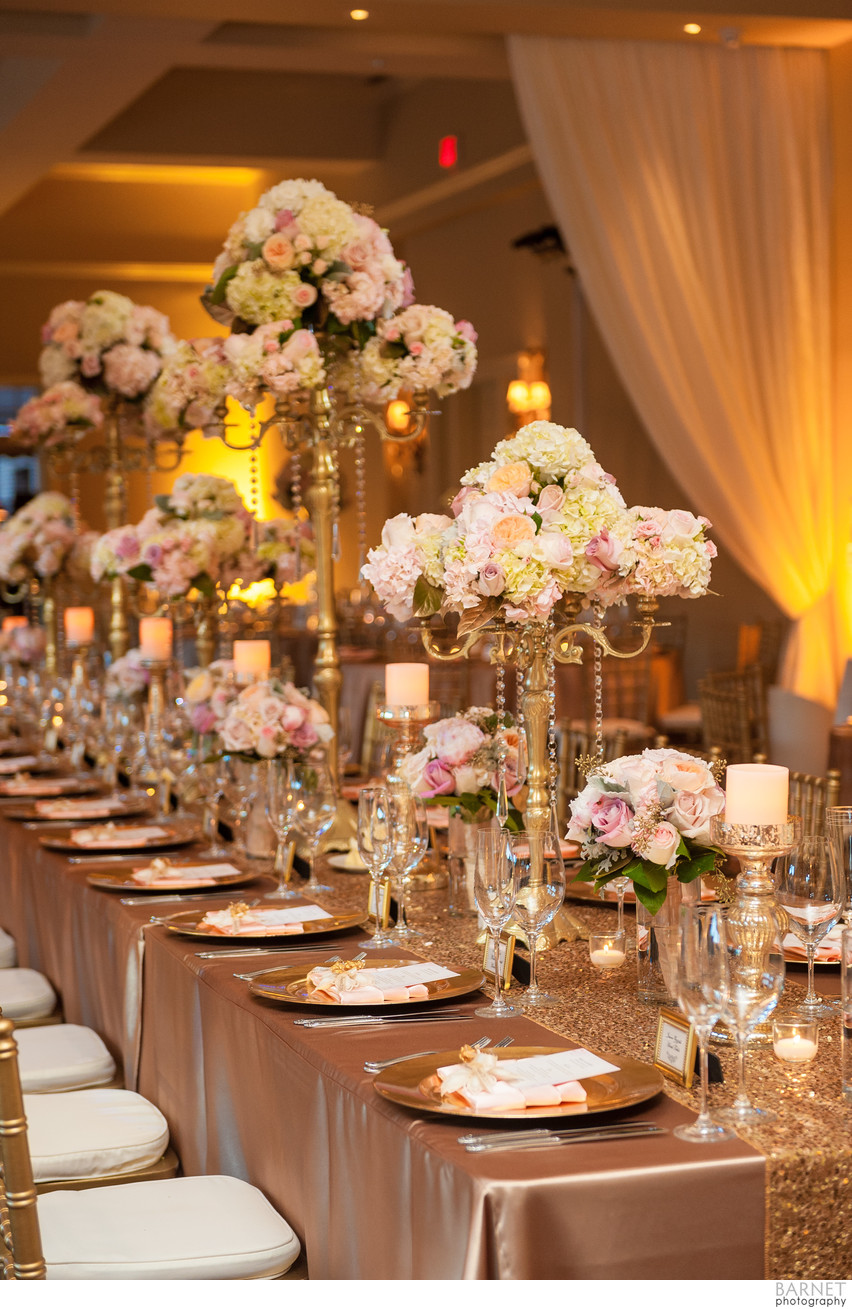 Radiant and Elegant Wedding Reception Decor