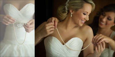 Bride with Pearls, Wedding Album Pages