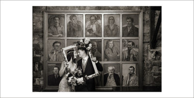 Framed Wedding Portraits