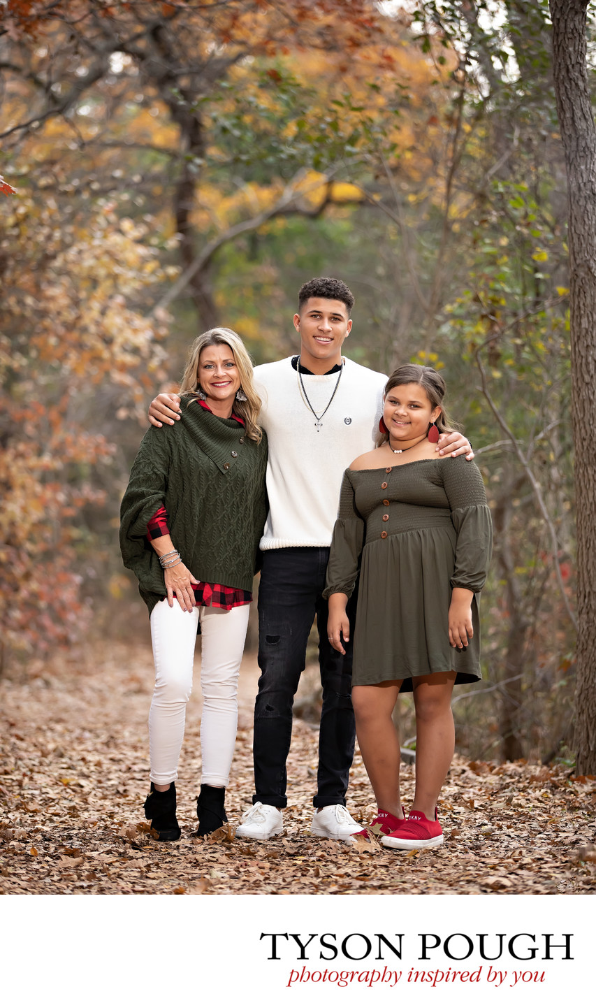 Family Holiday Portraits in the Park
