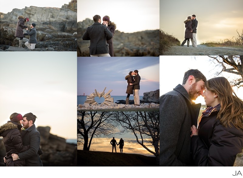 Fort Williams marriage proposal and photo session 
