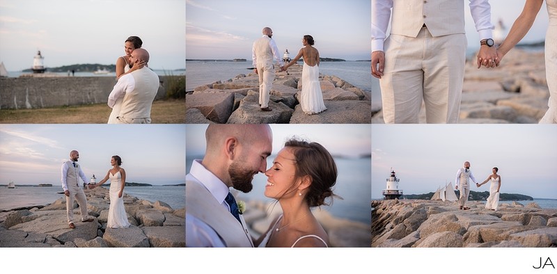 Spring Point Lighthouse Wedding and Elopement