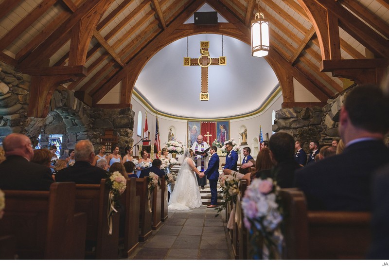 Ceremony at St. Ann's by the Sea Church 