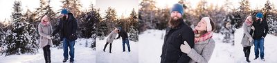 Christmas Tree Farm photo session in Maine