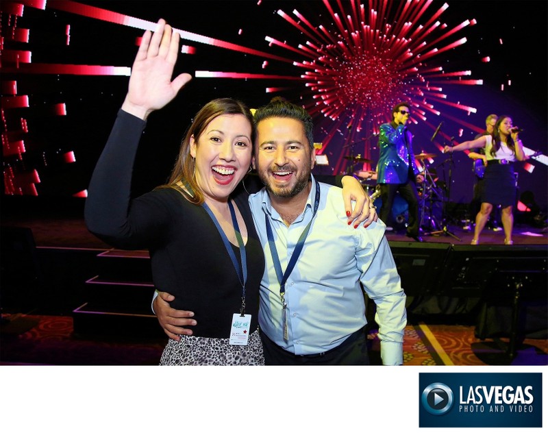 Corporate Photography of a fun couple at a corp event