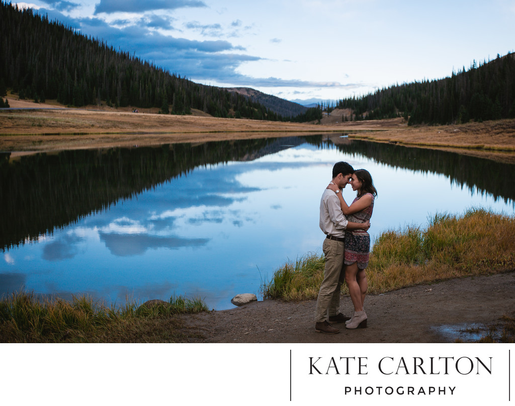 Rocky Mountain National Park Couple's Portrait 