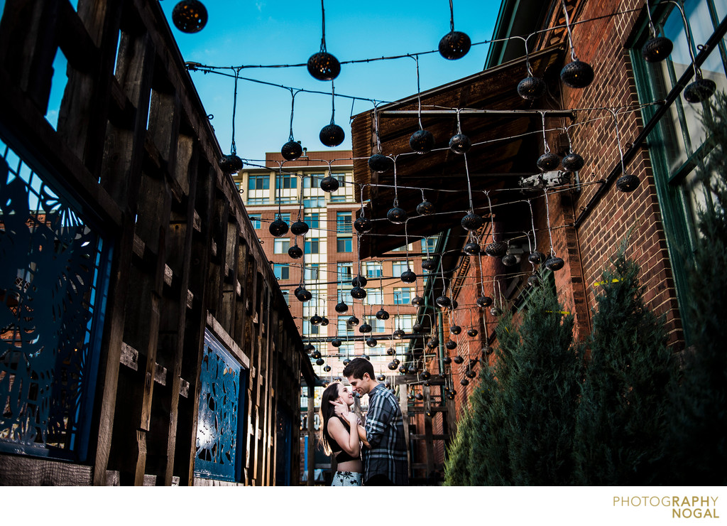 Engagement Photos from Distillery District in Toronto