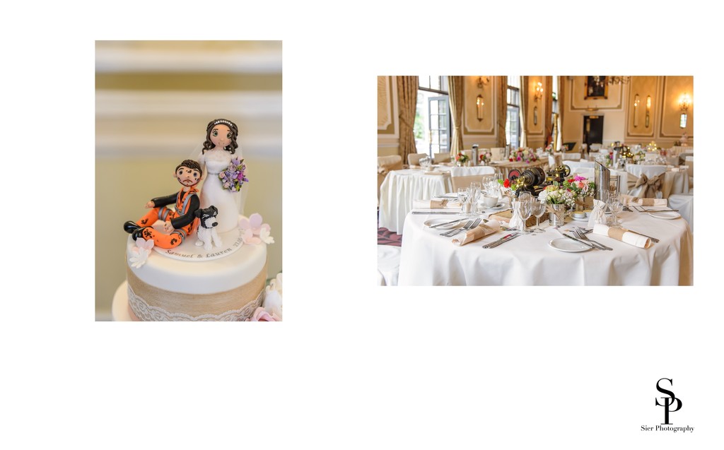 Cake Topper And Reception Room