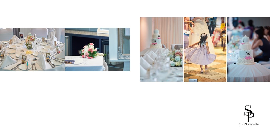 Table Settings and Wedding Cake
