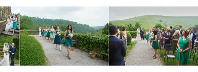 Here Comes The Bride at Cressbrook Hall