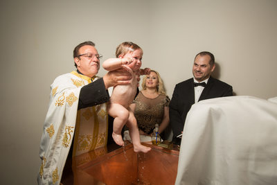 boy baptism