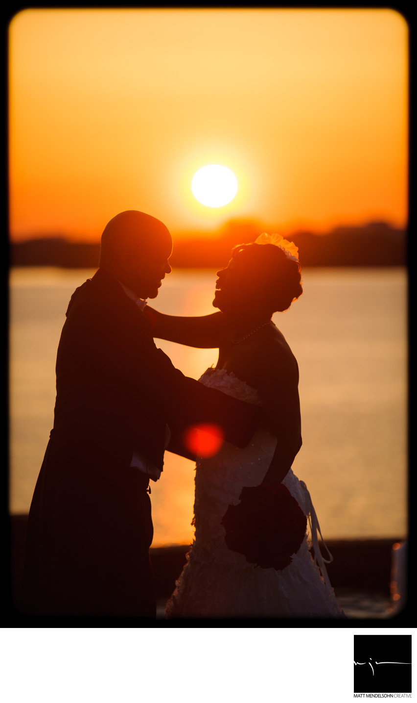 Sunset Wedding Photography Maryland Gaylord Resort