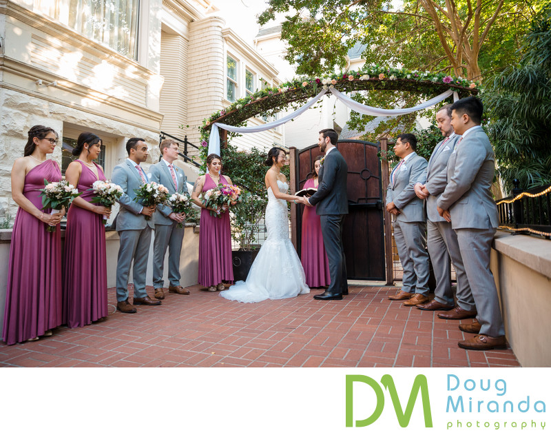 The Sterling Hotel Wedding Ceremony Photos
