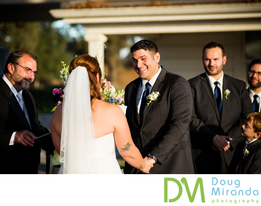 Delta Diamond Farm Wedding Ceremony Pictures